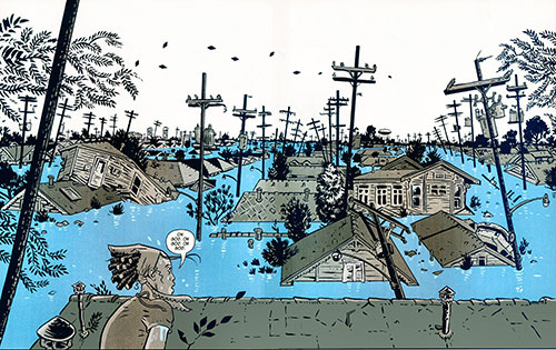 Dark Rain interior page